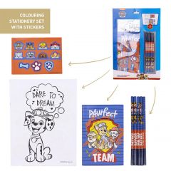 Set De Papelería Coloreable Paw Patrol