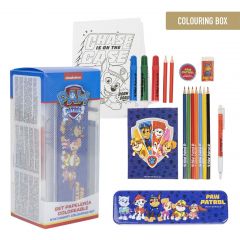 Set Papelería Coloreable Paw Patrol