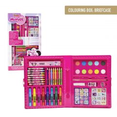 Set Papelería Coloreable Caja Minnie