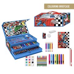 Set Papelería Coloreable Maletín Avengers