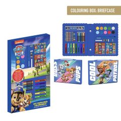 Set Papelería Coloreable Caja Paw Patrol