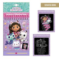 Set De Papelería Scratch Book Gabby´S Dollhouse
