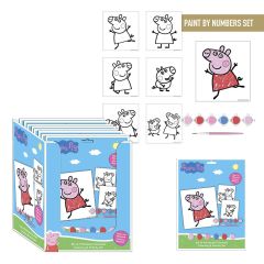 Set De Papelería Coloreable Peppa Pig