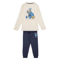 Pijama Largo Single Jersey Warner 100