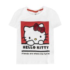 Camiseta Corta Single Jersey Hello Kitty
