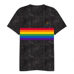Camiseta Corta Acid Wash Disney Pride Adultos