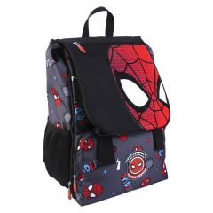 Mochila Escolar Grande Extensible Spiderman 28 cm
