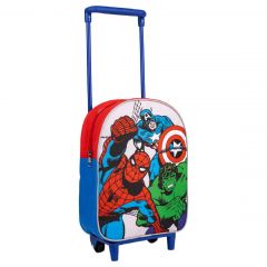 Mochila Infantil Trolley Escolar Avengers