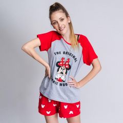 Pijama Corto Single Jersey Punto Minnie Adultos