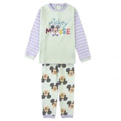 Pijama Largo Interlock Mickey bebe