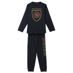 Pijama Largo Single Jersey House Of Dragon