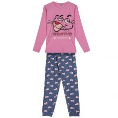 Pijama Largo Single Jersey Pink Panther
