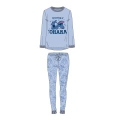 Pijama Largo Stitchngle Jersey Stitch  Wint
