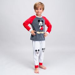 Pijama Largo Velour Cotton Mickey