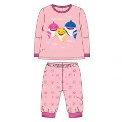 Pijama Bebe Largo Velour Cotton Baby Shark