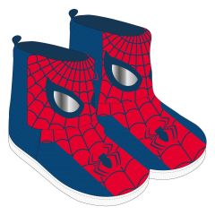 Zapatillas De Casa Bota Aplicaciones Spiderman