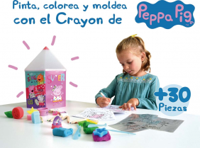 Crayón De Actividades Peppa Pig Para Pintar Y Dibujar Con Más De 30 Piezas