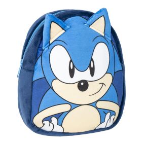 Mochila Guarderia Personaje Peluche Sonic