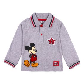 Polo Manga Larga Mickey