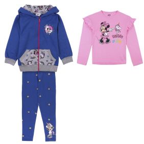 Chandal Cotton Brushed 3 Piezas Minnie