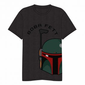 Camiseta Corta Single Jersey Punto Boba Fett Adultos