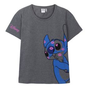 Camiseta Corta Single Jersey Punto Stitch Adultos