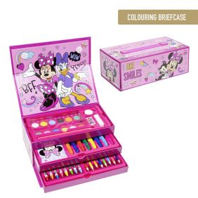 Set Papelería Coloreable Maletín Minnie