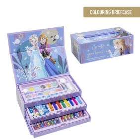 Set Papelería Coloreable Maletín Frozen