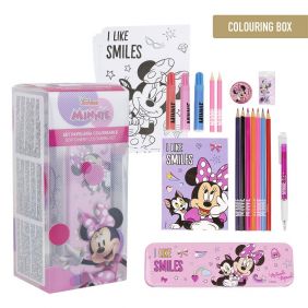 Set Papelería Coloreable Minnie