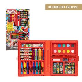 Set Papelería Coloreable Caja Marvel
