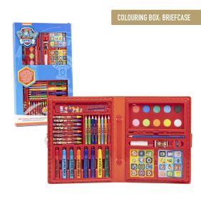 Set Papelería Coloreable Caja Paw Patrol