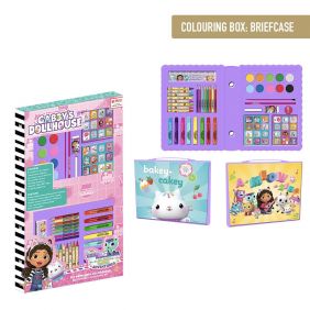Set Papelería Coloreable Caja Gabby´S Dollhouse