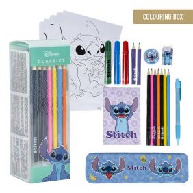 Set Papelería Coloreable Stitch