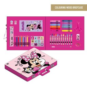 Set Papelería Coloreable Maletín Minnie