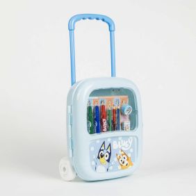 Set Papelería Coloreable Trolley Bluey