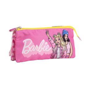 Estuche Portatodo 3 Compartimentos Barbie