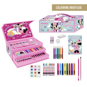 Set Papelería Coloreable Maletín Minnie