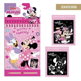 Set De Papelería Scratch Book Minnie