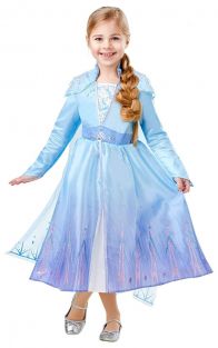 Disfraz Elsa Travel Frozen2 Deluxe Infantil S
