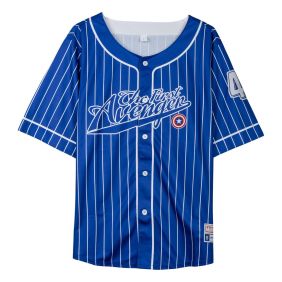 Camiseta Corta Baseball Avengers Capitan America