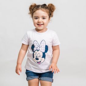 Camiseta Corta Single Jersey Minnie