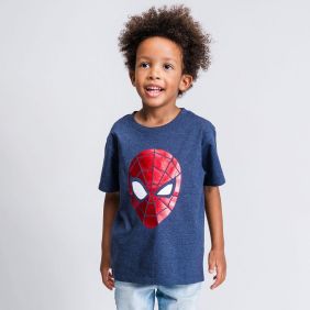 Camiseta Corta Single Jersey Punto Spiderman