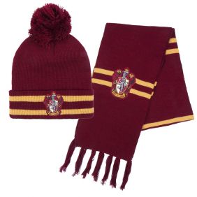 Conjunto 2 Piezas Bufanda Harry Potter Gryffindor