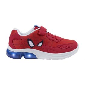 Deportiva Suela Pvc Con Luces Spiderman