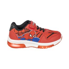 Deportiva Suela Pvc Con Luces Spiderman