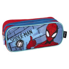 Estuche Portatodo 2 Compartimentos Spiderman