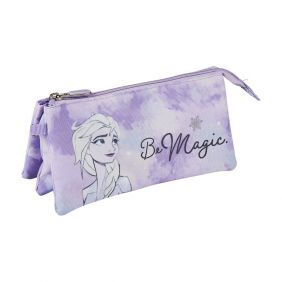 Estuche Portatodo 3 Compartimentos Frozen ll Elsa