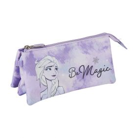 Estuche Portatodo 3 Compartimentos Frozen ll Elsa