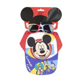 Gorra Set Gafas De Sol Mickey