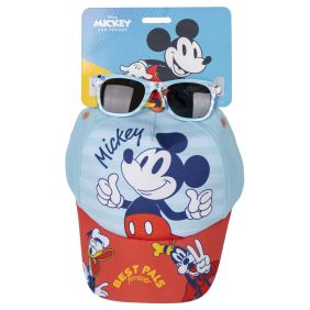 Gorra Set Gafas De Sol Mickey
